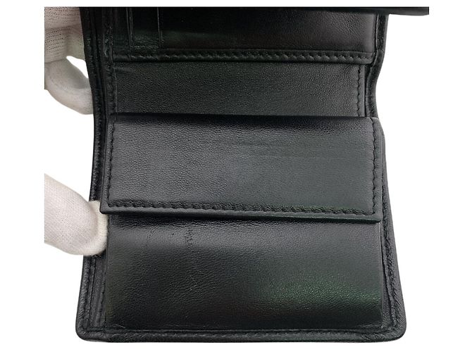 Cartera Miu Miu Matelassé de tres pliegues en negro - vista 8
