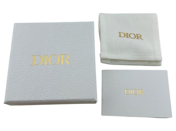 Orecchini Christian Dior Dior Tribal Perla Ape Logo CD D'oro - vista 8