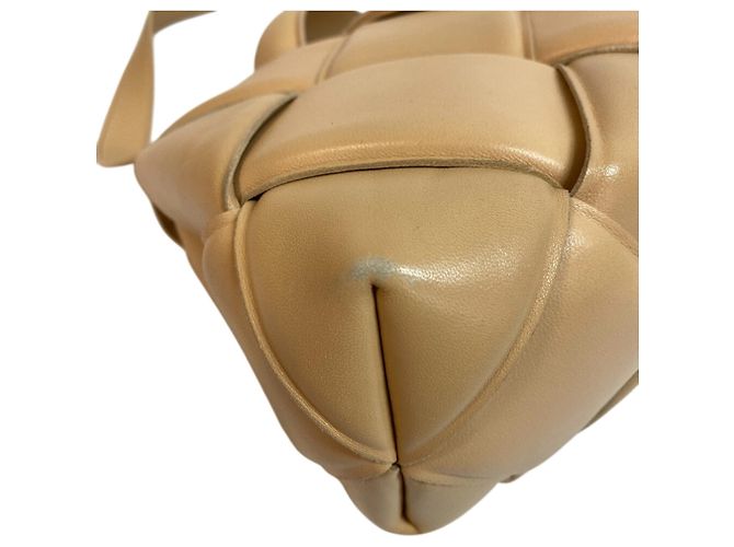 Borsa a Spalla Maxi Intrecciato 2 in 1 di Bottega Veneta Beige - vista 5
