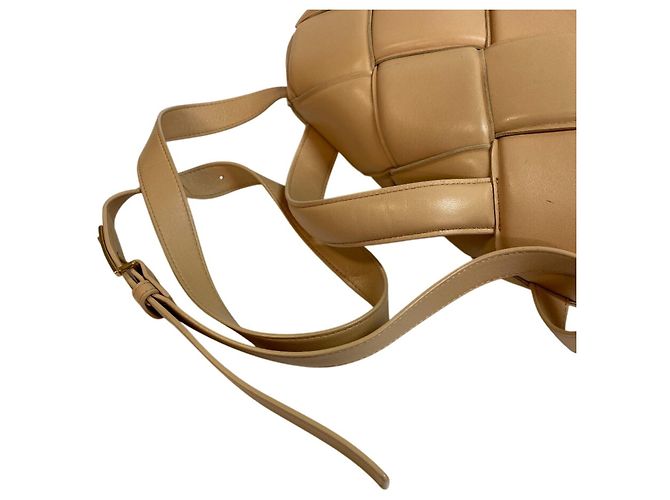 Borsa a Spalla Maxi Intrecciato 2 in 1 di Bottega Veneta Beige - vista 7