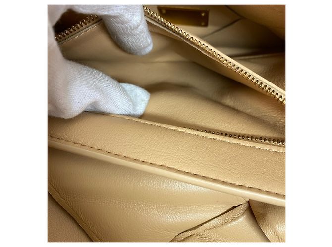 Borsa a Spalla Maxi Intrecciato 2 in 1 di Bottega Veneta Beige - vista 9
