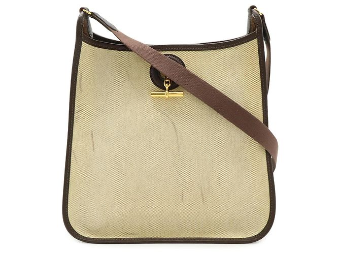 Borsa a Spalla Vespa PM Hermès Marrone - vista 2