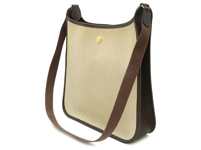 Borsa a Spalla Vespa PM Hermès Marrone - vista 3