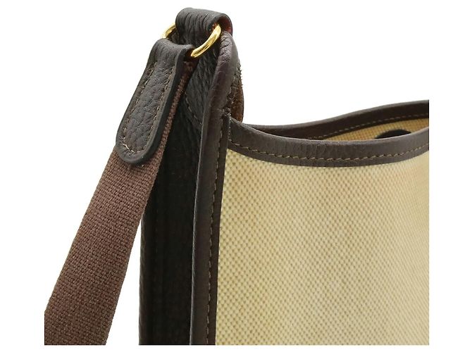 Borsa a Spalla Vespa PM Hermès Marrone - vista 6