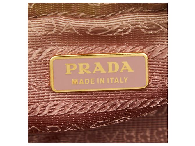 Ribbon Pochette con logo a nastro Prada Nero - vista 12