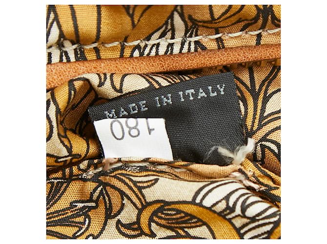Bolso de rafia con placa de logo triangular Prada Multicolor - vista 9
