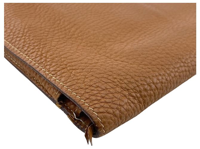 Hermès HERMES Cartera Larga Dogon GM Castaño - vista 3