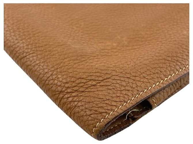 Hermès HERMES Cartera Larga Dogon GM Castaño - vista 4