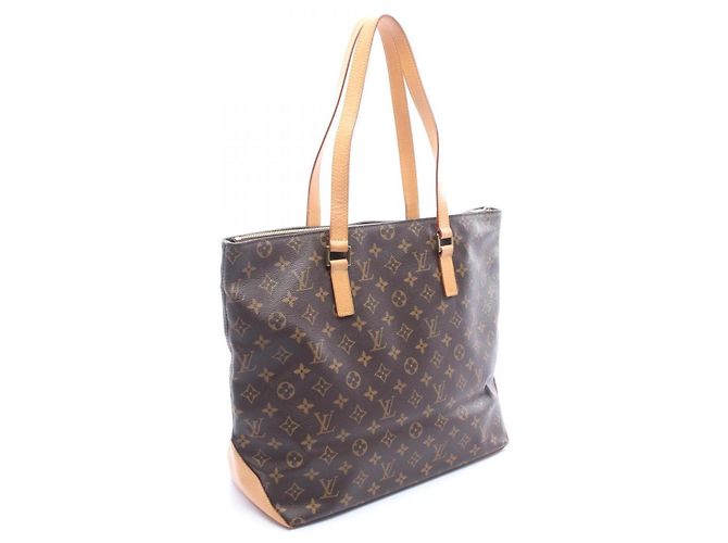 Borsa Tote Cabas Mezzo di Louis Vuitton Marrone - vista 2