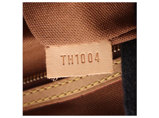 Borsa Tote Cabas Mezzo di Louis Vuitton Marrone - vista 5
