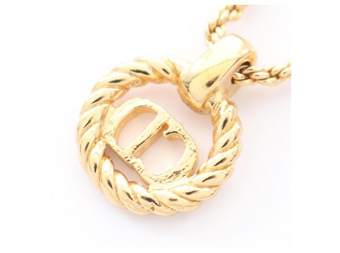 Collana con logo CD placcato oro di Christian Dior D'oro - vista 2