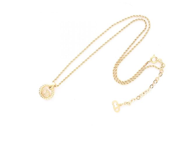 Collana con logo CD placcato oro di Christian Dior D'oro - vista 3