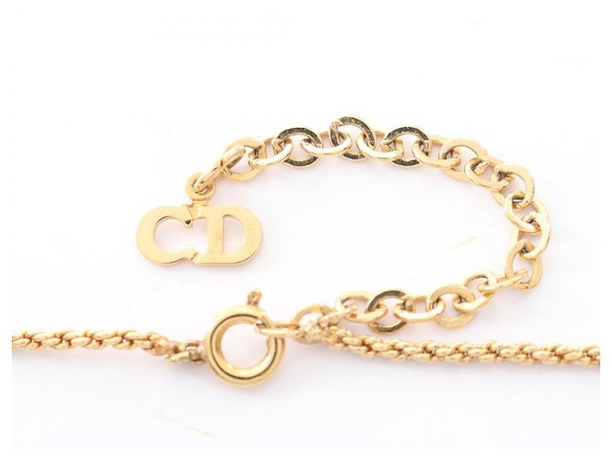Collana con logo CD placcato oro di Christian Dior D'oro - vista 4