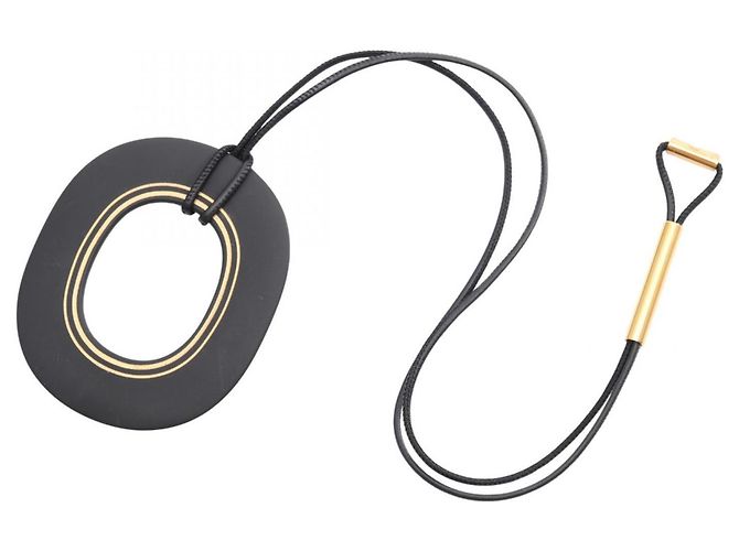 Hermès Color Précieux Halskette Schwarz - Ansicht 3