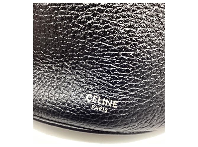 Céline Borsa a secchiello Nano Big Bag Celine in pelle di vitello nera Nero - vista 12