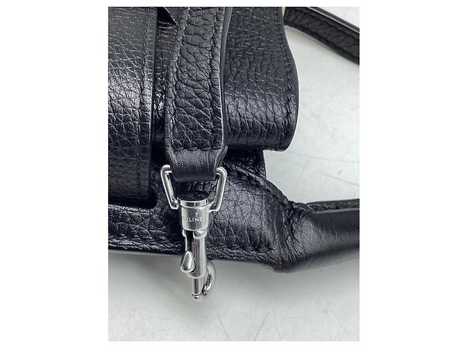 Céline Borsa a secchiello Nano Big Bag Celine in pelle di vitello nera Nero - vista 14
