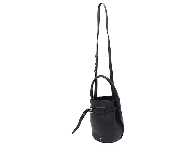 Céline Borsa a secchiello Nano Big Bag Celine in pelle di vitello nera Nero - vista 2