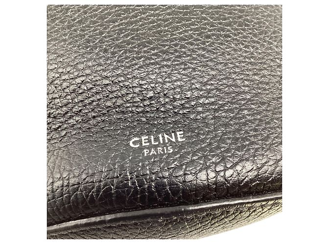 Céline Borsa a secchiello Nano Big Bag Celine in pelle di vitello nera Nero - vista 9