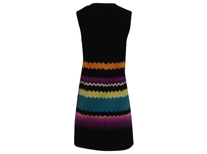 Abito Mini con Motivo Zig-Zag Missoni in Viscosa Multicolore - vista 4