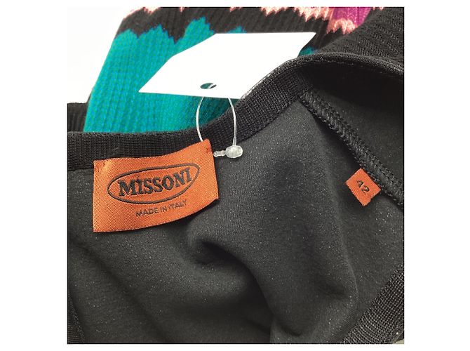 Abito Mini con Motivo Zig-Zag Missoni in Viscosa Multicolore - vista 6