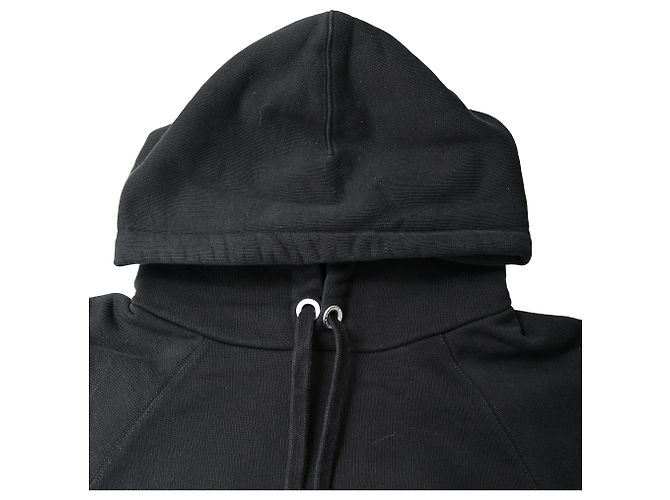 Schwarzer Baumwoll-Hoodie mit kleinem Ami Paris Ami De Coeur-Logo - Ansicht 5