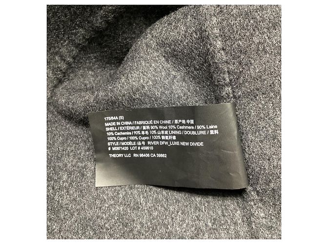 Theory Trucker Jacket in Grey Wool - view 6