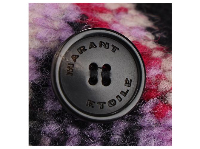 Chaqueta Fuzzy Nilinda en Lana Rosa de Isabel Marant Étoile - vista 10