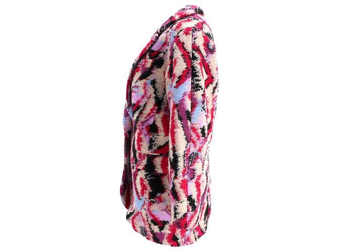 Chaqueta Fuzzy Nilinda en Lana Rosa de Isabel Marant Étoile - vista 2