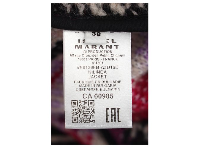 Chaqueta Fuzzy Nilinda en Lana Rosa de Isabel Marant Étoile - vista 7