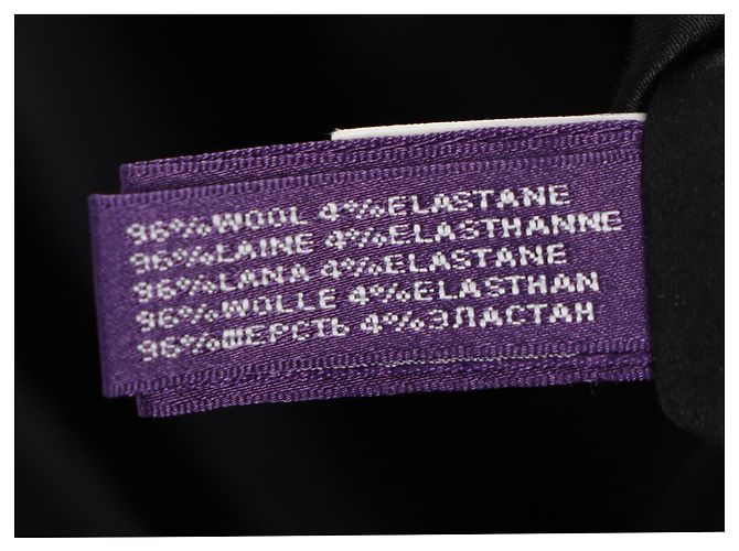 Falda lápiz midi en lana negra de la colección Ralph Lauren - vista 6