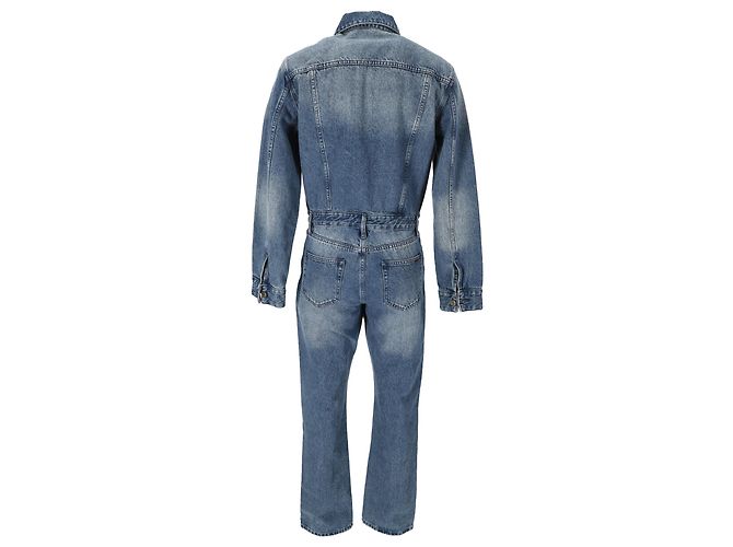 Mono de mezclilla de manga larga Michael Michael Kors en algodón azul - vista 3