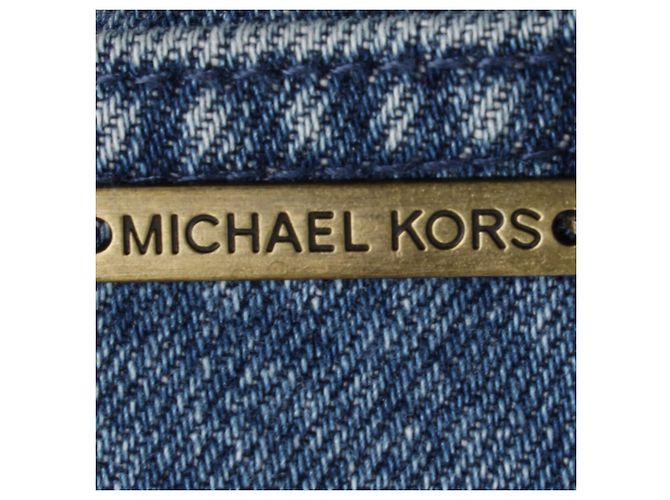 Mono de mezclilla de manga larga Michael Michael Kors en algodón azul - vista 5