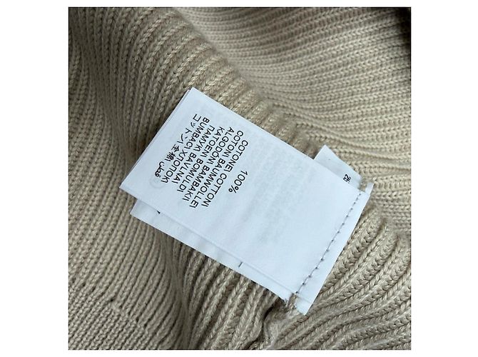 Cárdigan en capas de algodón beige Brunello Cucinelli - vista 5