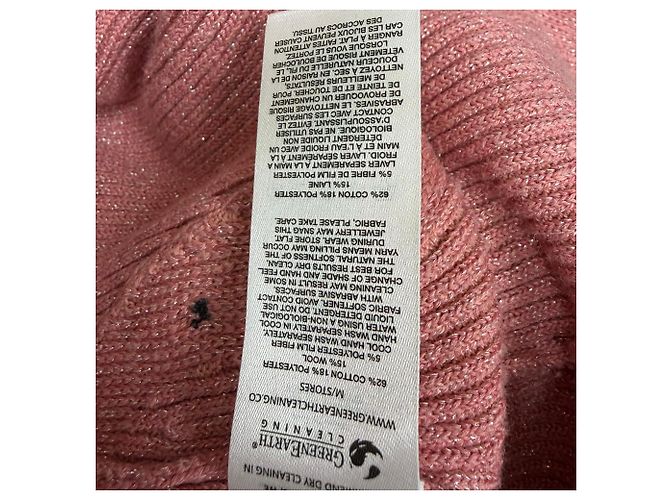 Self portrait Rosa Strick-Midi-Kleid mit Rundhalsausschnitt von Self-Portrait Pink - Ansicht 6