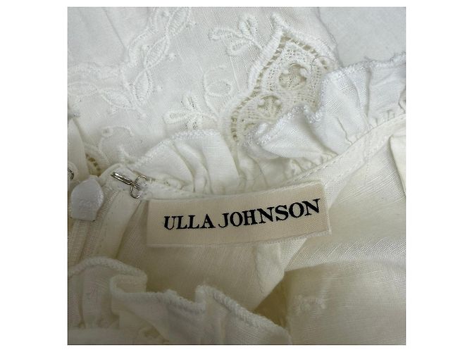 Blusa Halsey Ulla Johnson en algodón blanco Crudo - vista 4