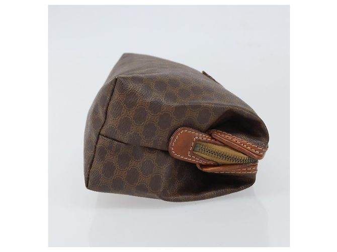 Céline Pochette in tela e pelle Macadam di Celine Marrone - vista 3