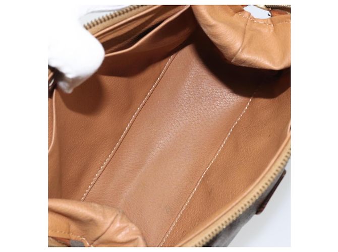 Céline Pochette in tela e pelle Macadam di Celine Marrone - vista 5