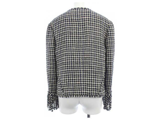 Veste sans col Chanel Noir - vue 2