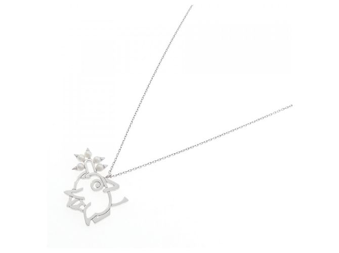 Collana in argento 925 con perle d'acqua dolce Tasaki - vista 2