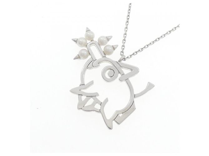 Collana in argento 925 con perle d'acqua dolce Tasaki - vista 3