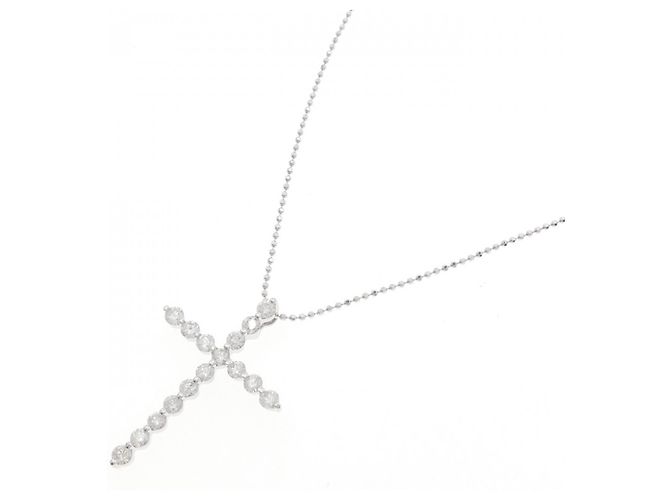 Autre Marque Collana di diamanti in oro bianco Au750 Argento - vista 2