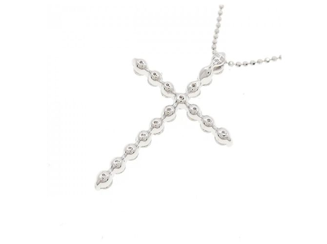 Autre Marque Collana di diamanti in oro bianco Au750 Argento - vista 4