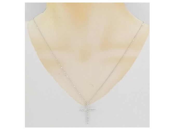 Autre Marque Collana di diamanti in oro bianco Au750 Argento - vista 6