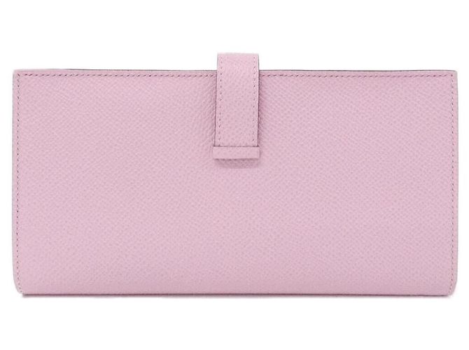 Béarn Cartera larga Bearn Soufflet Epsom de Hermès Rosa - vista 2