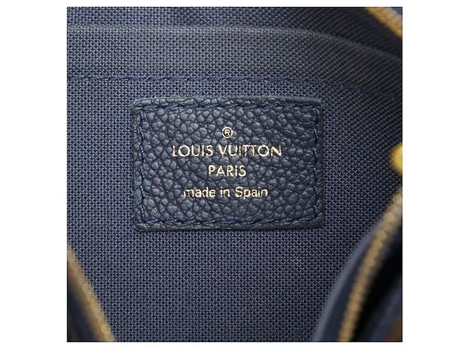 Borsa a spalla Pallas Monogram di Louis Vuitton Marrone Blu navy - vista 7