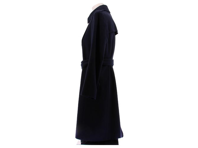Max Mara Abrigo marino de cachemira Azul marino - vista 4