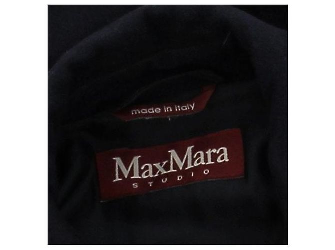 Max Mara Abrigo marino de cachemira Azul marino - vista 5