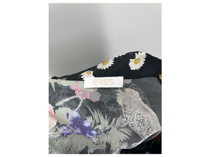 Eres Camisa de pijama de seda Negro - vista 5
