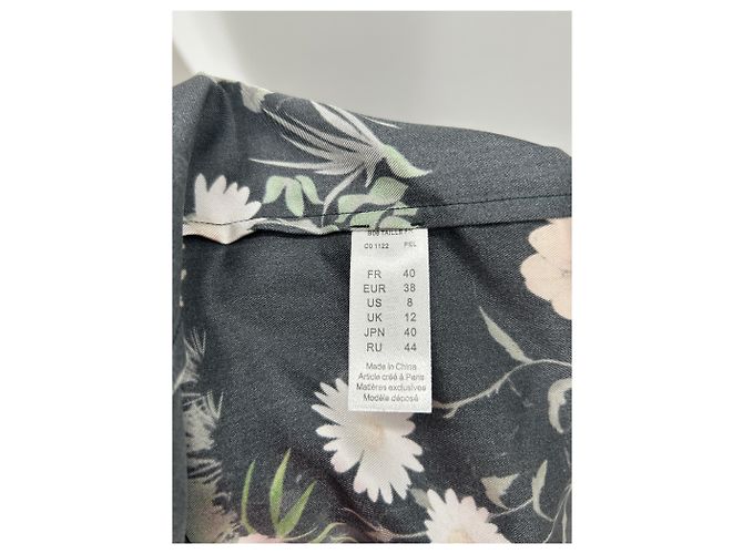 Eres Camisa de pijama de seda Negro - vista 6