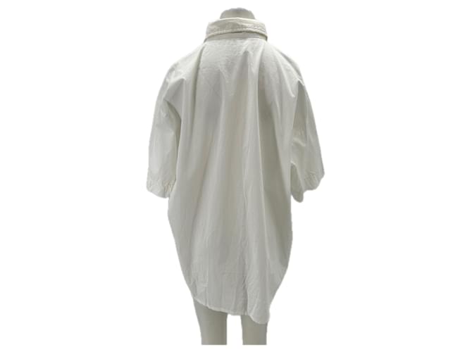 Camicia Abraham Will Bianca in Cotone Bianco - vista 2